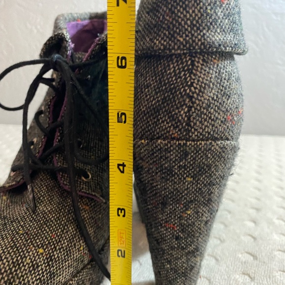 BLOWFISH Blowfish Womens Herringbone Platform Booties - Picture 8 of 16